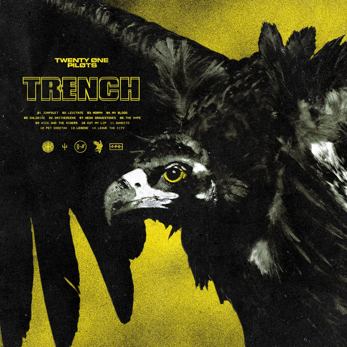 Portada del álbum Trench de Twenty One Pilots.